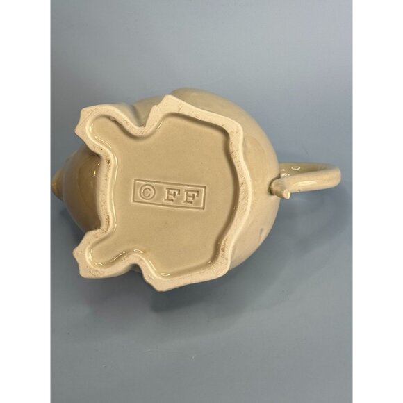 Fitz & Floyd 1976 Ceramic Frog Teapot 5" High 7" Long  Cute Vintage Collectible - Picture 3 of 9